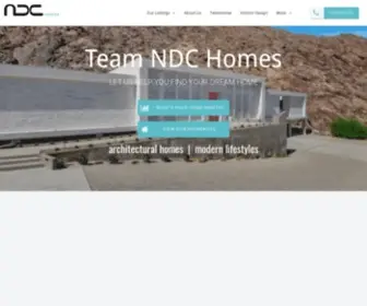 NDchomes.com(NDC Homes architectural homes) Screenshot