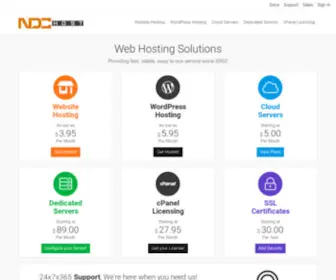 NDchost.com(The Best in Web Hosting) Screenshot