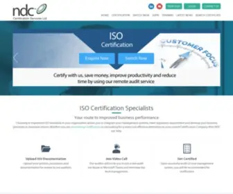 NDcmanagement.co.uk(ISO Auditor Training) Screenshot