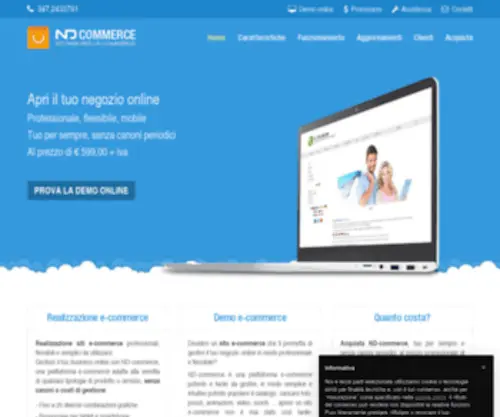 Ndcommerce.it(Realizzazione siti e) Screenshot