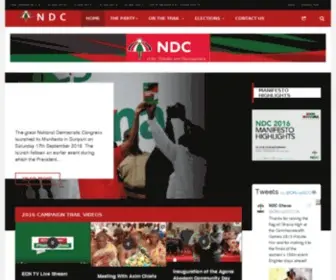 NDC.org.gh(It's easy to get started creating your website. Knowing some of the basics will) Screenshot