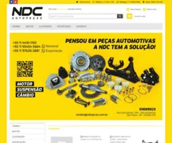 NDcpecas.com.br(NDC) Screenshot