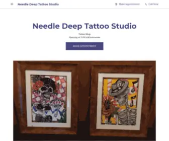 Ndeeptatt2.com(Needle Deep Tattoo Studio) Screenshot