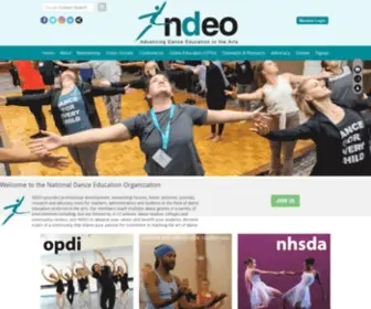Ndeo.org(National Dance Education Organization) Screenshot