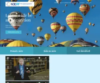 Nderf.com(This is the NDERF 501(c)(3)) Screenshot