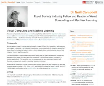 NDfcampbell.org(Neill Campbell) Screenshot