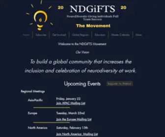 Ndgiftsmovement.com(Neurodiversity Social Movement) Screenshot