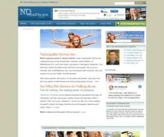 Ndhealthcare.com(Natural Healthcare) Screenshot
