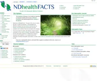 Ndhealthfacts.org(Health Facts) Screenshot