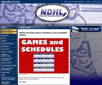 NDHL.ca(Sports Administration Tools) Screenshot