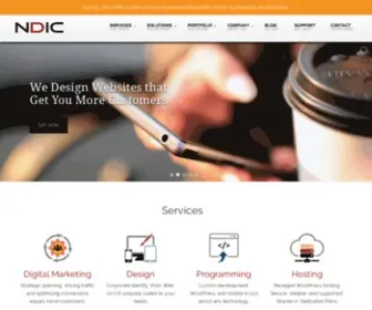 Ndic.com(WordPress Design Development Hosting Santa Barbara Ventura San Luis Obispo) Screenshot