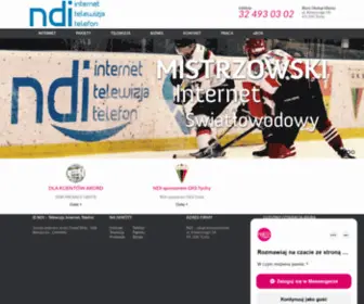 Ndi.net.pl(NDI Internet Tychy) Screenshot