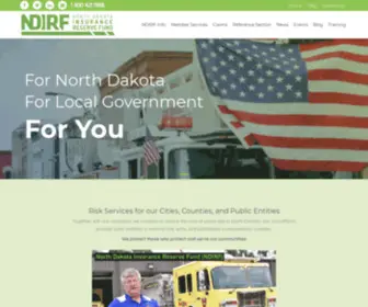 Ndirf.com(North Dakota Insurance Reserve Fund) Screenshot