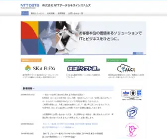 Ndis.co.jp(NTTデータ) Screenshot