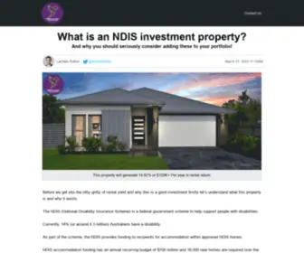 Ndisinvestor.com(NDIS Investor) Screenshot