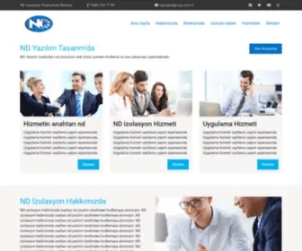 Ndizolasyon.com(ND izolasyon) Screenshot