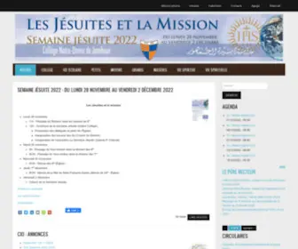 NDJ.edu.lb(Collège Notre) Screenshot