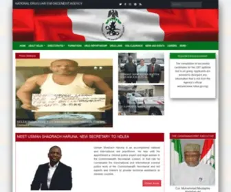 Ndlea.gov.ng(NATIONAL DRUG LAW ENFORCEMENT AGENCY) Screenshot