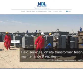 NDlpower.com(NDL Power Limited) Screenshot