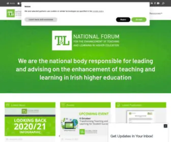 NDLR.ie(National Forum for the Enhancement of Teaching and Learning in Higher Education) Screenshot