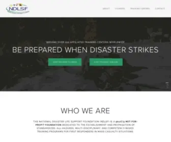 NDLSF.org(National Disaster Life Support Foundation (NDLSF)) Screenshot