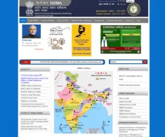 Ndma.gov.in(Ndma) Screenshot