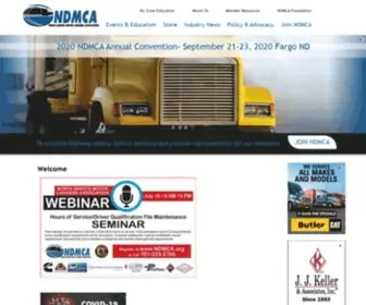 NDmca.org(North Dakota Motor Carriers Association) Screenshot