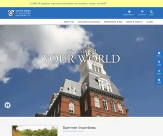 NDM.edu(Notre Dame of Maryland University) Screenshot