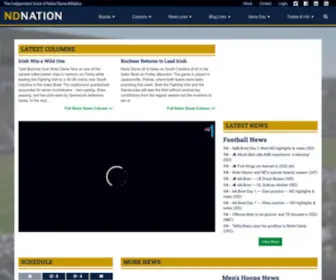 Ndnation.com(Notre Dame Football and Basketball News & Fan Forums) Screenshot
