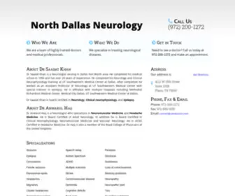 NDndoctors.com(North Dallas Neurology) Screenshot