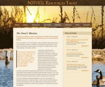 NDNRT.com(North Dakota Natural Resources Trust) Screenshot