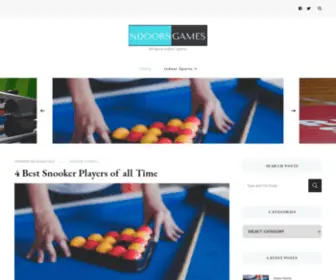 Ndoorsgames.com(All about indoor sports) Screenshot
