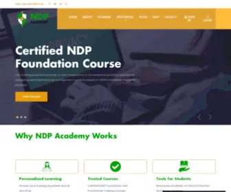 Ndpacademy.ng(NDP Academy) Screenshot