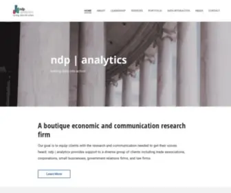 Ndpanalytics.com(Ndp) Screenshot