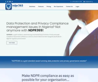 NDPR365.ng(A one stop solution for Nigeria Data Protection and Privacy Regulations (NDPR)) Screenshot