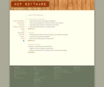 NDpsoftware.com(NDP Software) Screenshot