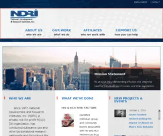 Ndri.org(National Development and Research Institutes) Screenshot