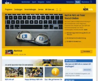 Ndrinfo.de(Die Nachrichten für den Norden) Screenshot