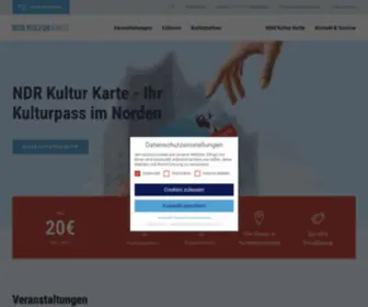 NDrkulturkarte.de(Ob tolle Theaterstücke oder fesselnde Kinoerlebnisse) Screenshot