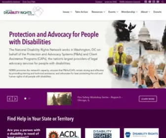 NDRN.org(National Disability Rights Network) Screenshot