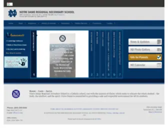 NDRS.ca(Notre Dame Regional Secondary School) Screenshot