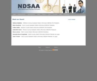 Ndsaa.org(North Dakota State's Attorneys' Association Â) Screenshot