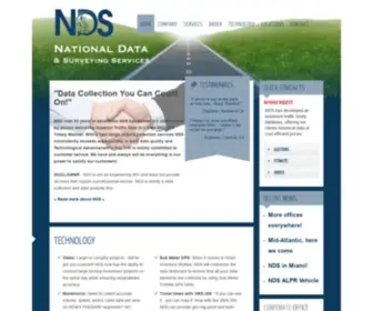 NDsdata.com(National Data and Surveying Services) Screenshot