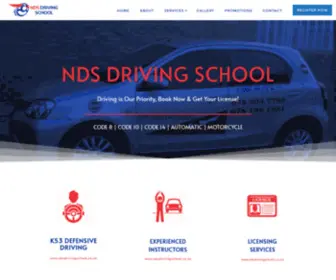 NDSdrivingschool.co.za(Leading Driving Teaching School in Johannesburg) Screenshot