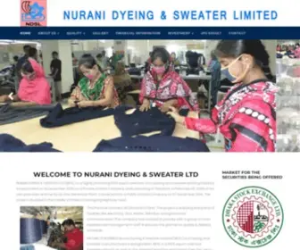 NDSL-BD.com(NURANI DYEING & SWEATER LTD (NDSL)) Screenshot