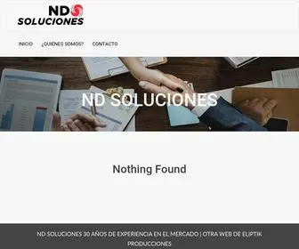 Ndsoluciones.com(ND Soluciones) Screenshot