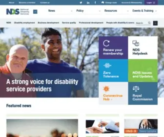 NDS.org.au(National Disability Services (NDS)) Screenshot