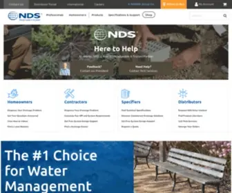 NDSpro.com(Stormwater Management Solutions & Products) Screenshot