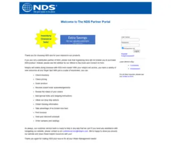 NDSpro.net(NDS Partner Web Portal) Screenshot