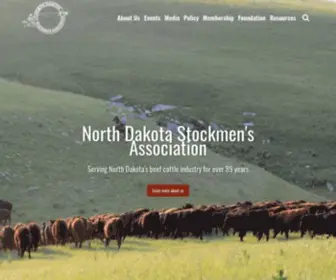 NDstockmen.org(North Dakota Stockmen's Association) Screenshot